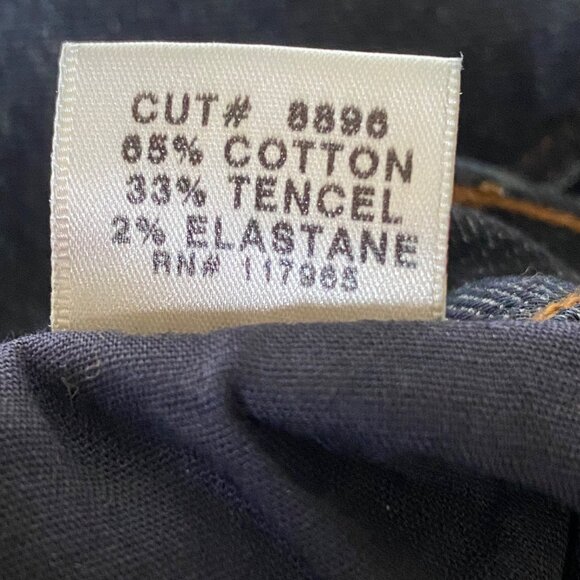 J Brand Enchanted Skinny Jeans Size 26 Dark Wash Mid Rise Tapered Leg 8110212 - Picture 7 of 13